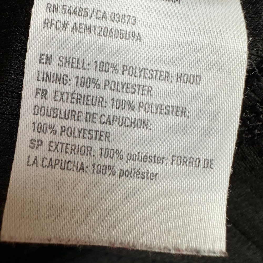 American Eagle Outfitters Black Hoodie XL Flex Branded Logo - Picture 7 of 10